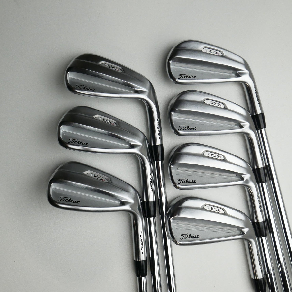 Used Titleist T100S 2021 Iron Set / 4 - PW / Stiff Flex