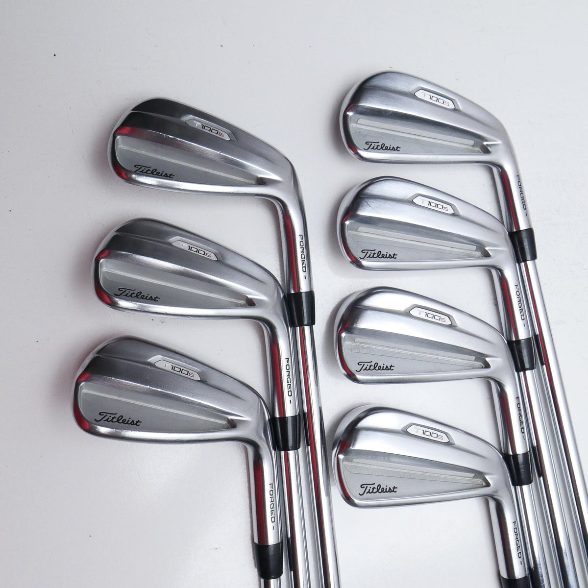 Used Titleist T100S 2021 Iron Set / 4 - PW / Stiff Flex