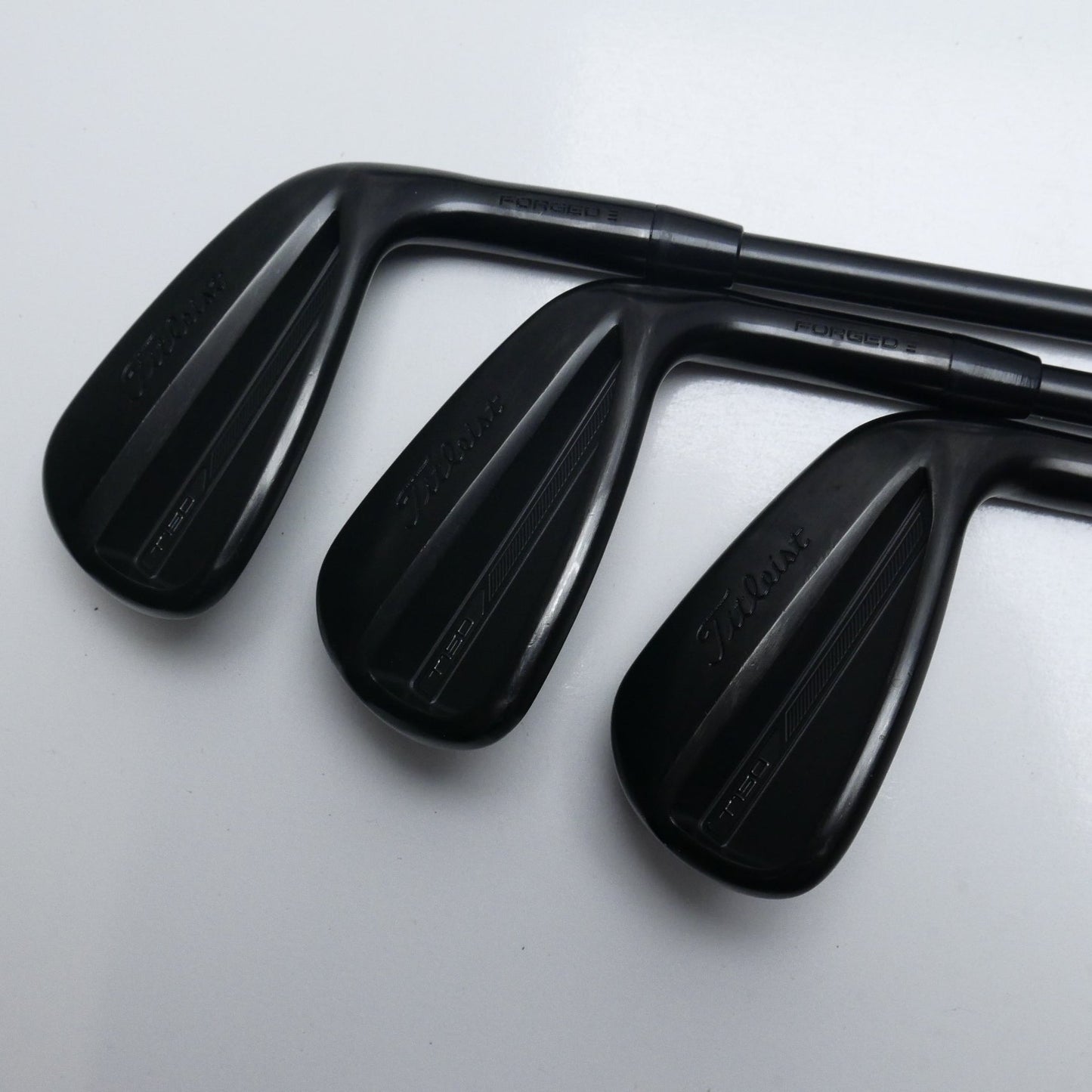 Used Titleist T150 2023 Vapor Black Iron Set / 5 - PW / Stiff Flex