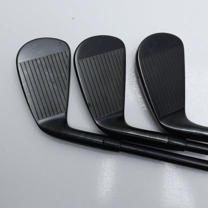 Used Titleist T150 2023 Vapor Black Iron Set / 5 - PW / Stiff Flex