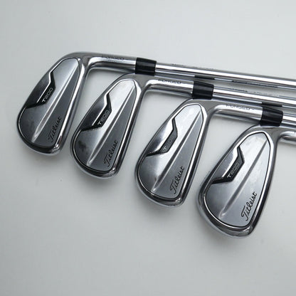 Used Titleist T200 2021 Iron Set / 5 - PW + 48° / Stiff Flex