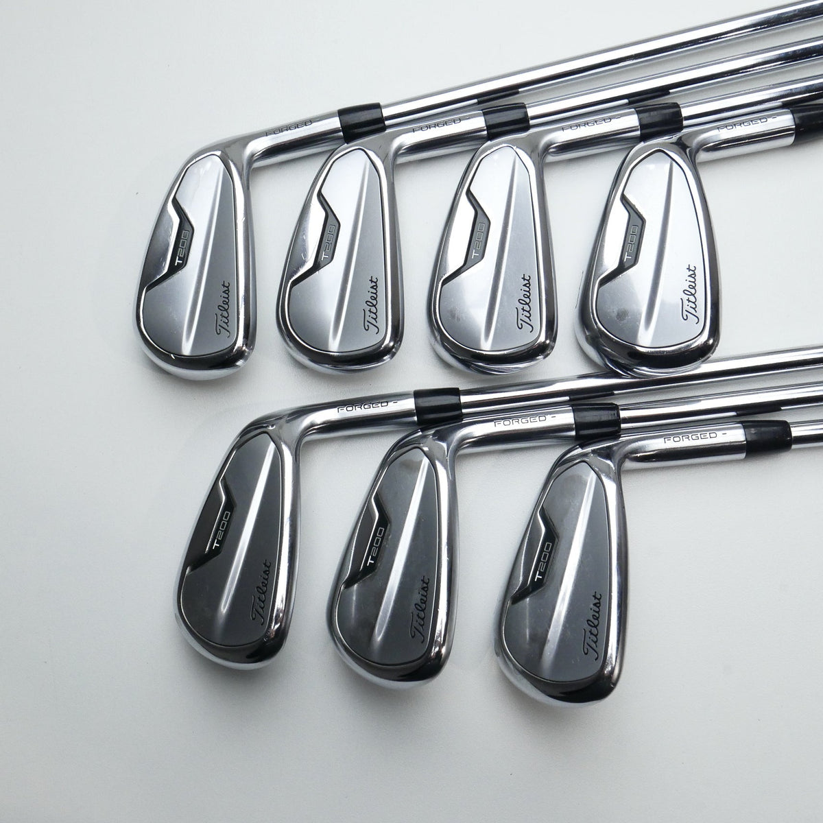 Used Titleist T200 2021 Iron Set / 5 - PW + 48° / Stiff Flex