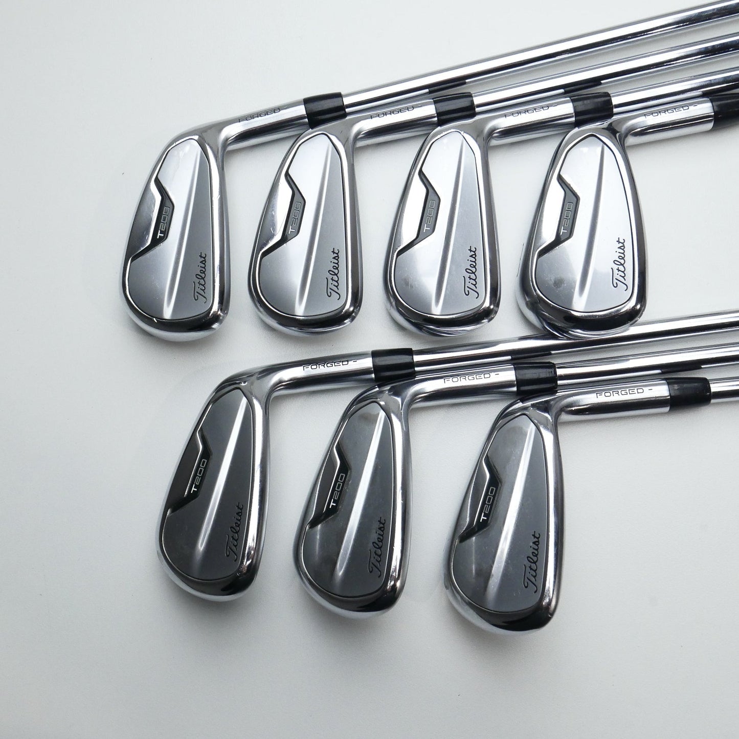 Used Titleist T200 2021 Iron Set / 5 - PW + 48° / Stiff Flex