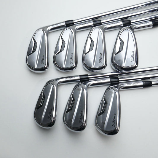 Used Titleist T200 2021 Iron Set / 5 - PW + 48° / Stiff Flex
