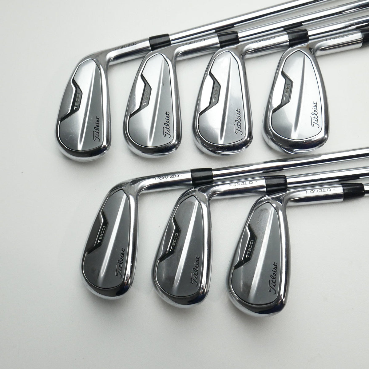 Used Titleist T200 2021 Iron Set / 5 - PW + 48° / Stiff Flex