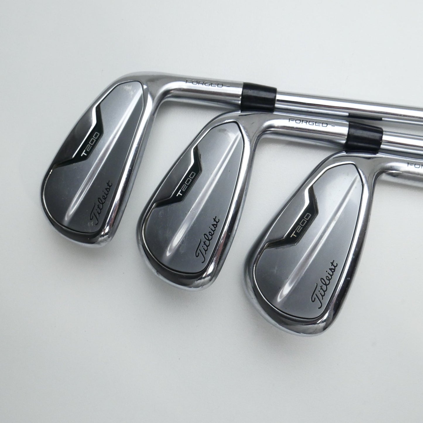 Used Titleist T200 2021 Iron Set / 7 - PW + 48° / Stiff Flex