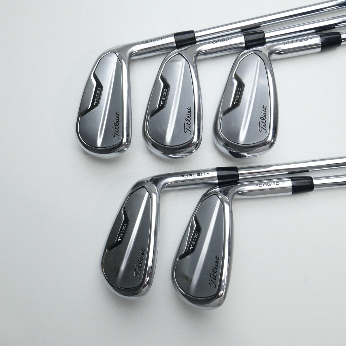 Used Titleist T200 2021 Iron Set / 7 - PW + 48° / Stiff Flex