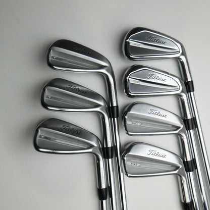 Used Titleist T200 & T150 2023 Iron Set / 4 - PW / Stiff Flex
