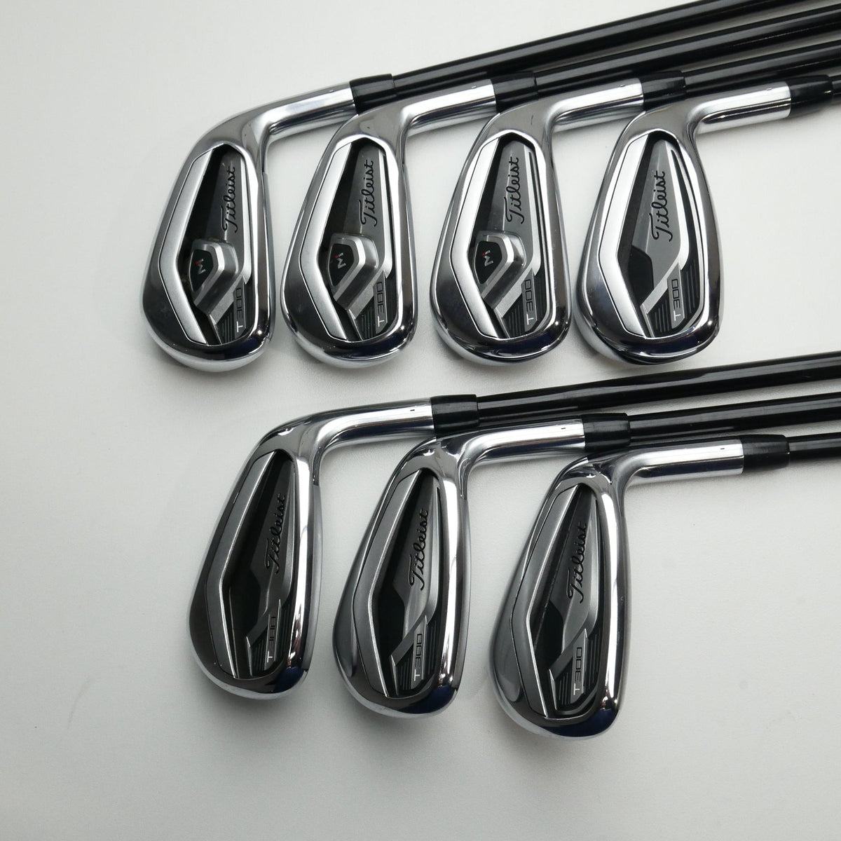 Used Titleist T300 2021 Iron Set / 5 - PW + 48° / A Flex