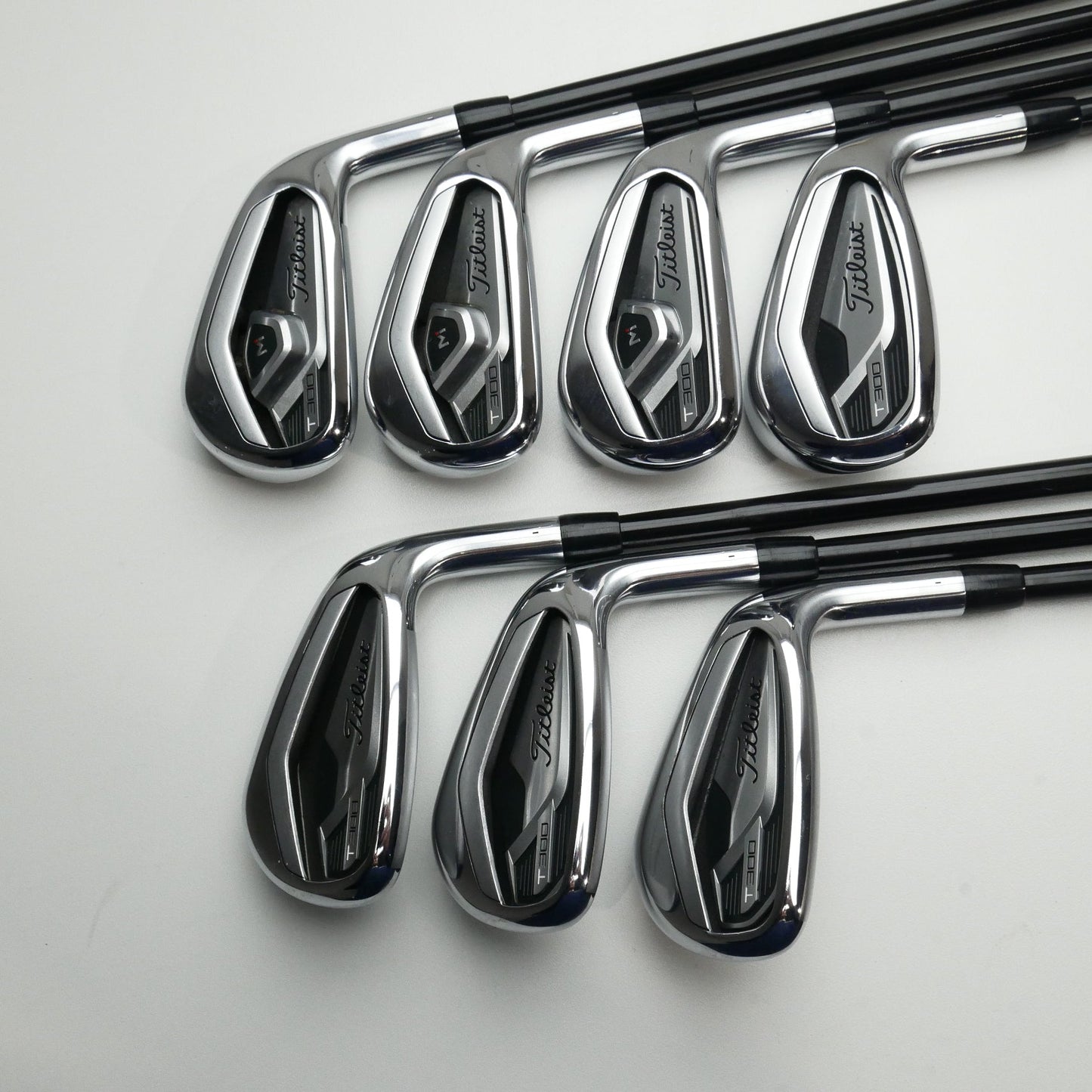 Used Titleist T300 2021 Iron Set / 5 - PW + 48° / A Flex