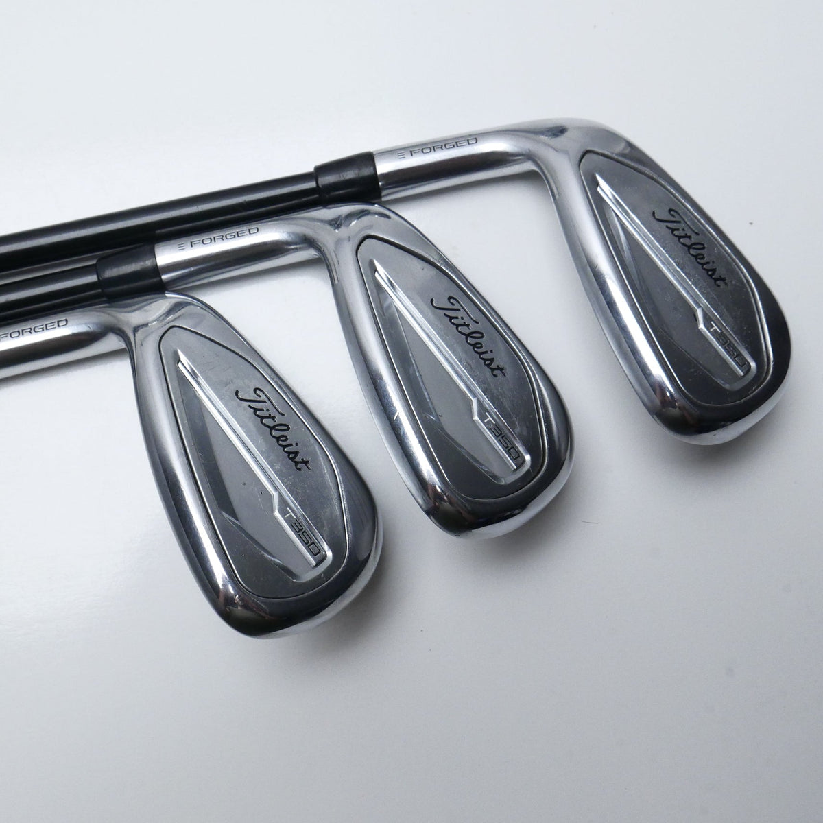 Used Titleist T350 2023 Iron Set / 6 - PW + 48° / Regular Flex / Left-Handed