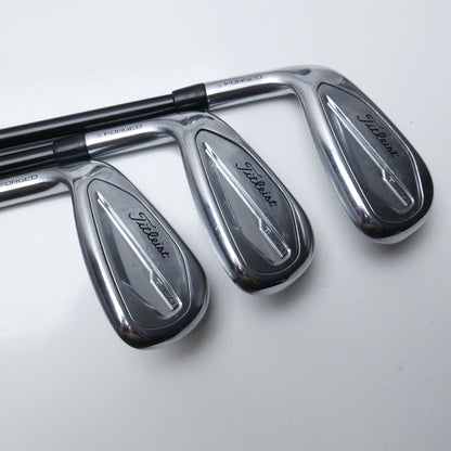 Used Titleist T350 2023 Iron Set / 6 - PW + 48° / Regular Flex / Left-Handed