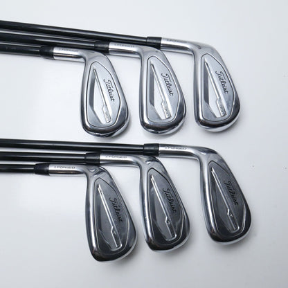 Used Titleist T350 2023 Iron Set / 6 - PW + 48° / Regular Flex / Left-Handed