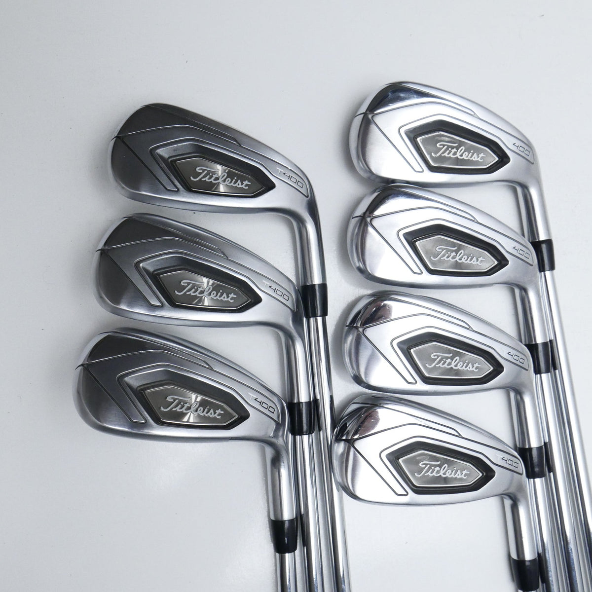 Used Titleist T400 Iron Set / 5 - PW + 49° / Regular Flex