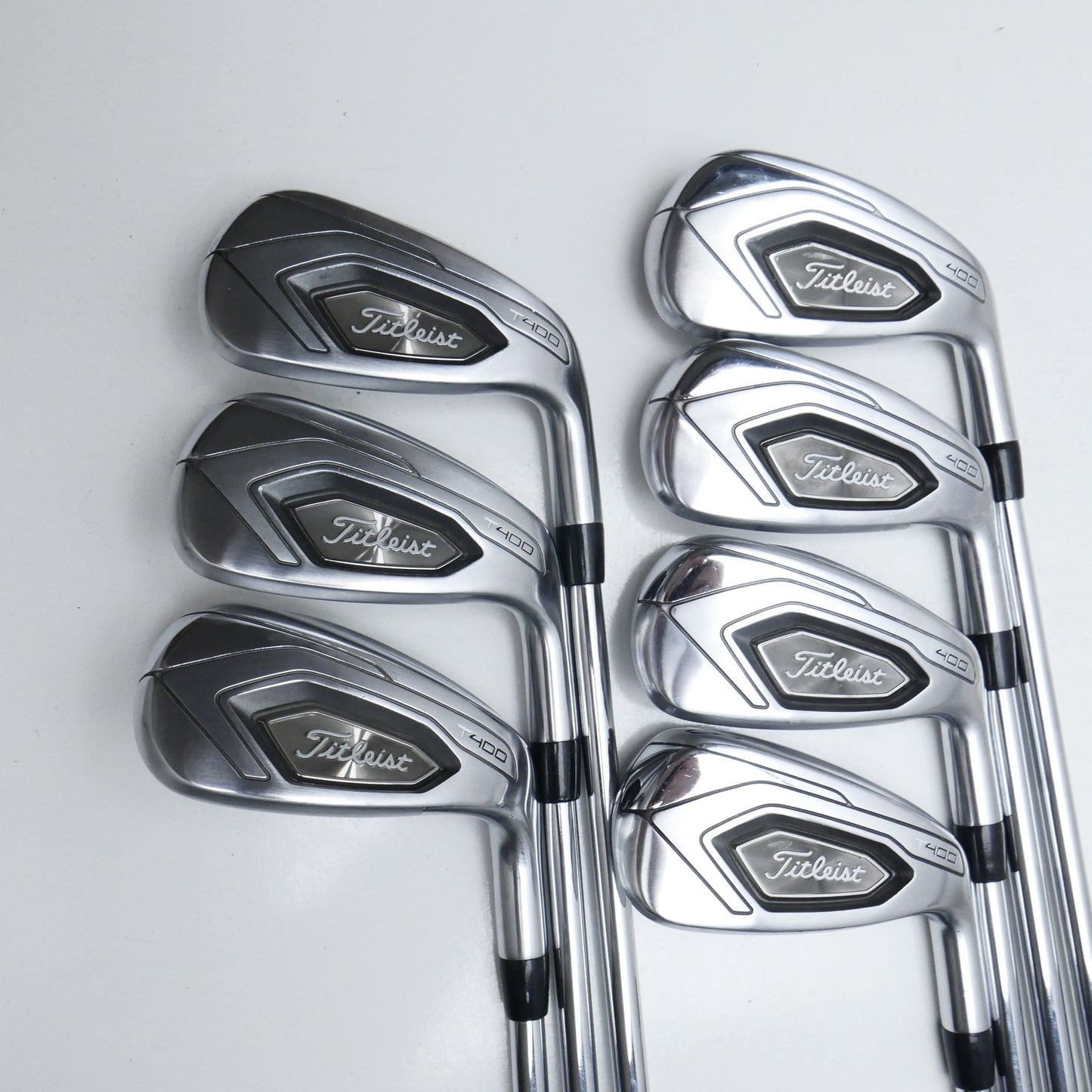 Used Titleist T400 Iron Set / 5 - PW + 49° / Regular Flex