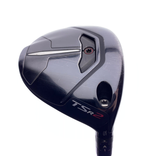 Used Titleist TSR 2 3 Fairway Wood / 15 Degrees / Stiff Flex