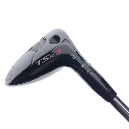Used Titleist TSR 3 3 Fairway Wood / 15 Degrees / Stiff Flex
