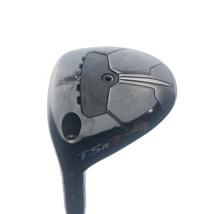 Used Titleist TSR 3 3 Fairway Wood / 15 Degrees / Stiff Flex / Left-Handed