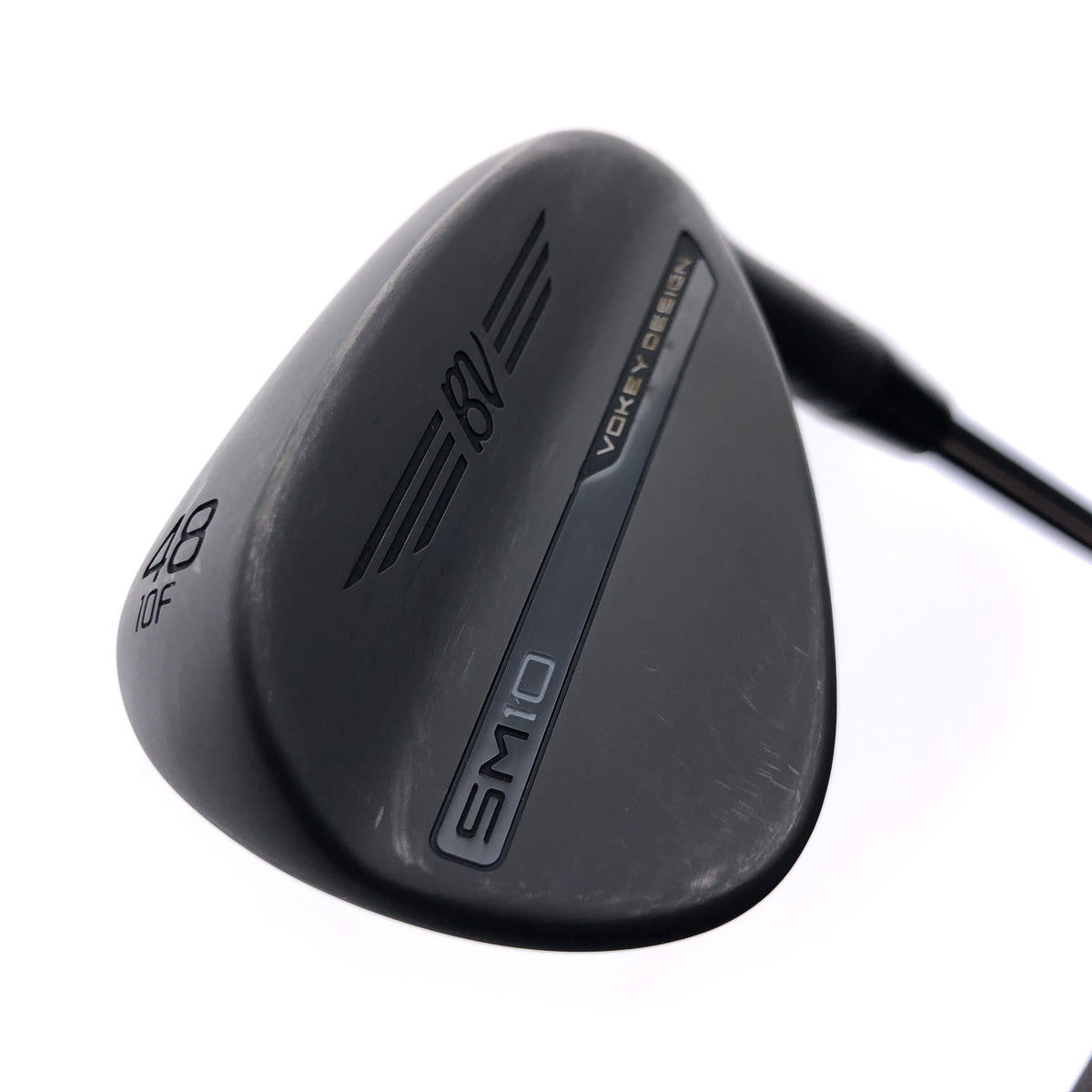 Used Titleist Vokey SM10 Jet Black Pitching Wedge / 48.0 Degrees / Wedge Flex