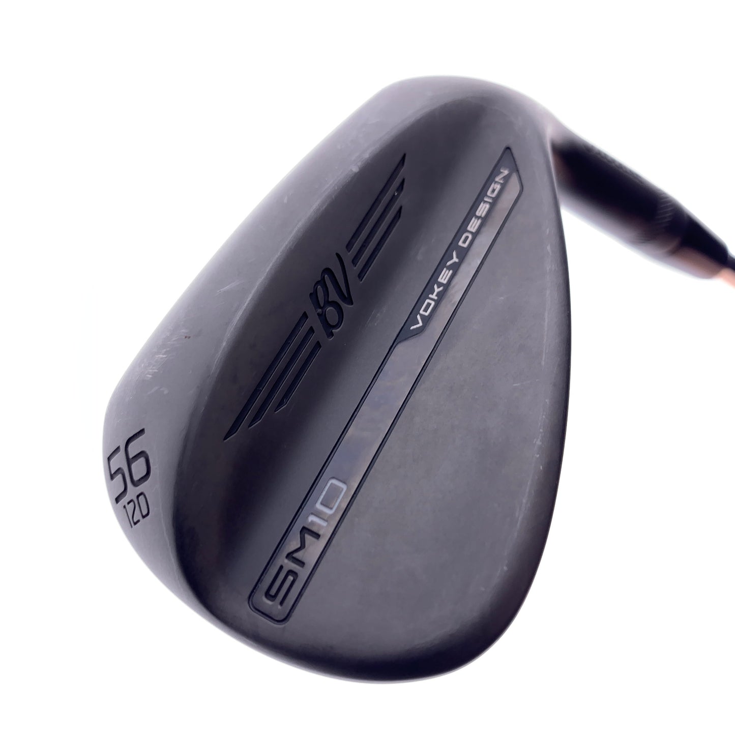 Used Titleist Vokey SM10 Jet Black Sand Wedge / 56.0 Degrees / Wedge Flex