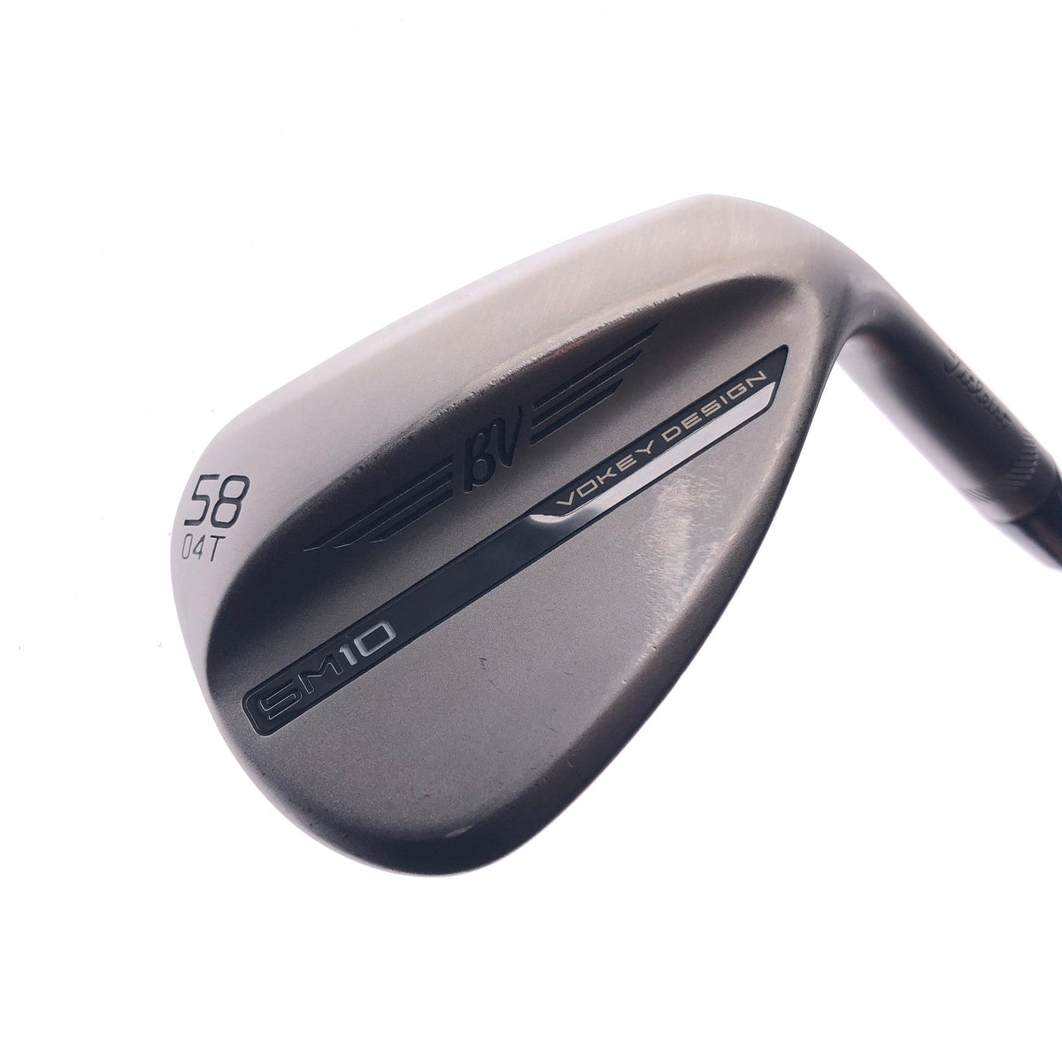 Used Titleist Vokey SM10 Nickel Lob Wedge / 58.0 Degrees / X-Stiff Flex