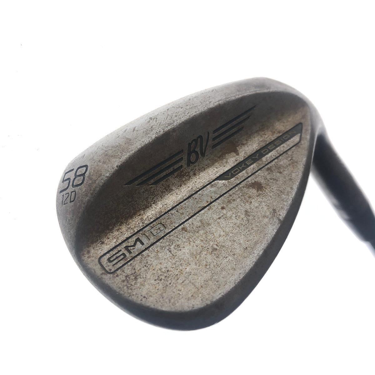 Used Titleist Vokey SM10 Raw Lob Wedge / 58.0 Degrees / Stiff Flex