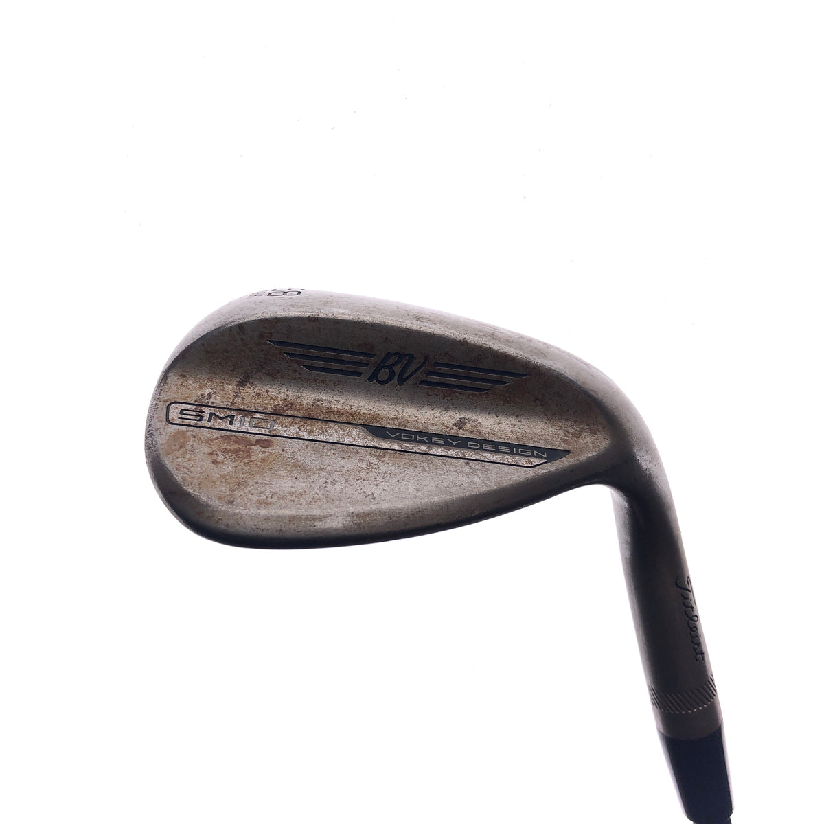 Used Titleist Vokey SM10 Raw Lob Wedge / 58.0 Degrees / Stiff Flex