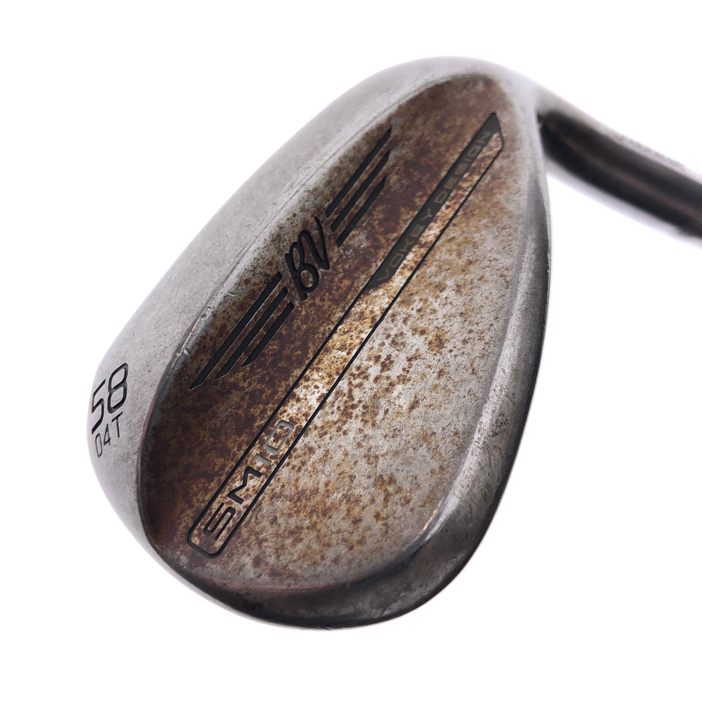 Used Titleist Vokey SM10 Raw Lob Wedge / 58.0 Degrees / X-Stiff Flex