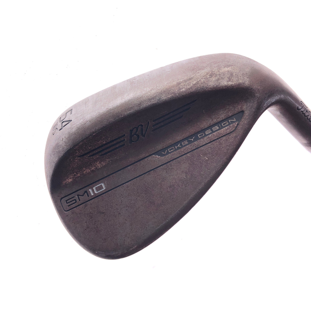 Used Titleist Vokey SM10 Raw Sand Wedge / 54.0 Degrees / X-Stiff Flex