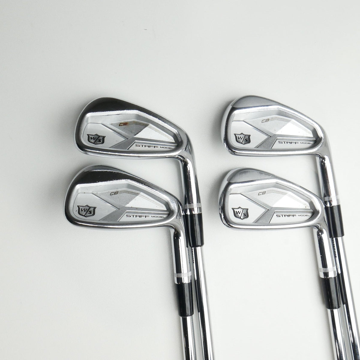 Used Wilson Staff Model CB Iron Set / 6 - 9 Iron / Stiff Flex