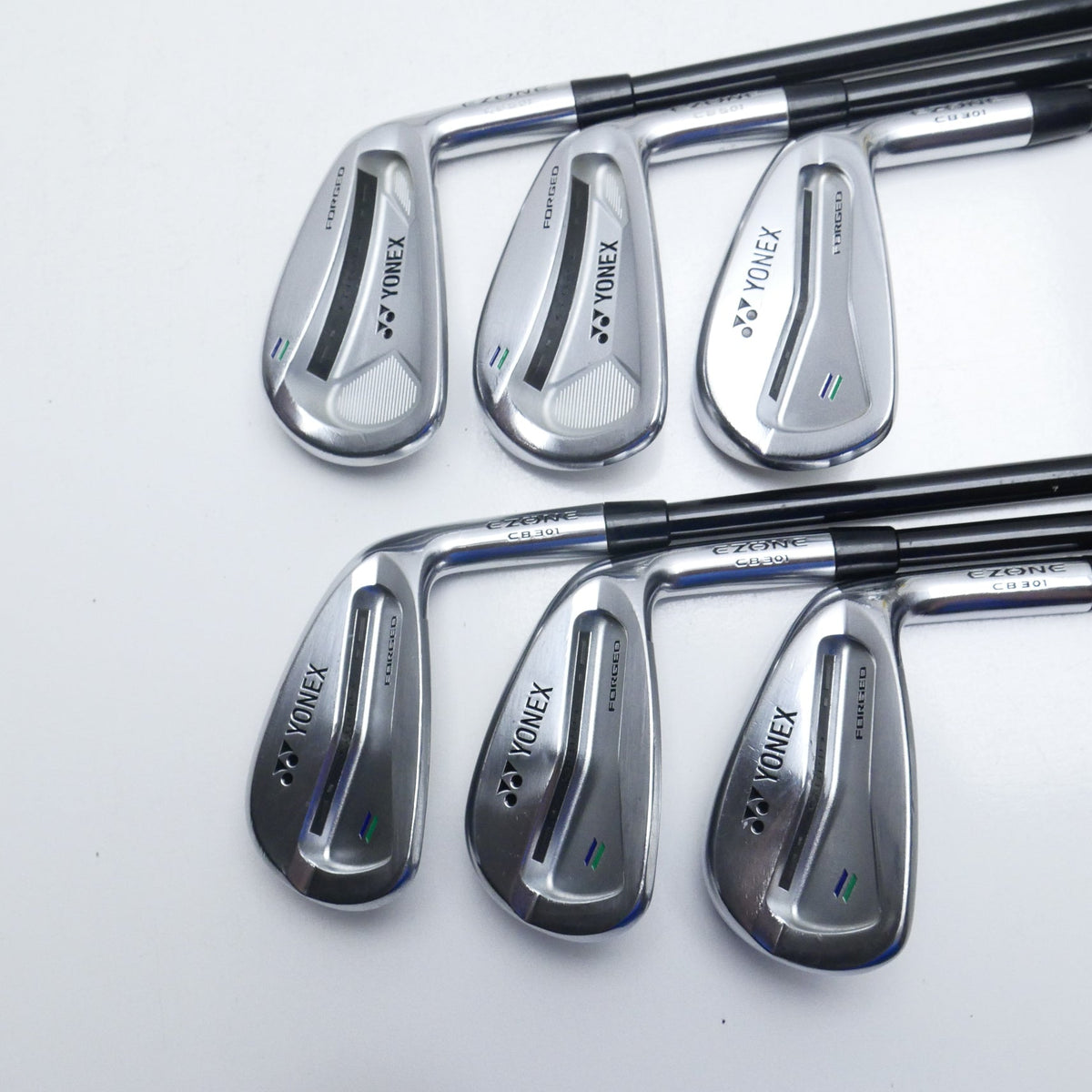 Used Yonex EZONE Forged CB 301 & 501 Combo Iron Set / 5 - PW / TX Flex