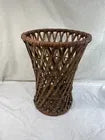 Vintage Umbrella Cane Basket Rattan